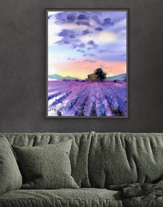 Lavender field by Eugenia Gorbacheva