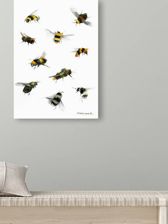 bumblebees by Eugenia Gorbacheva