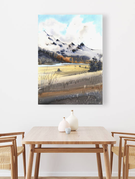 Mountainscape 1 by Eugenia Gorbacheva