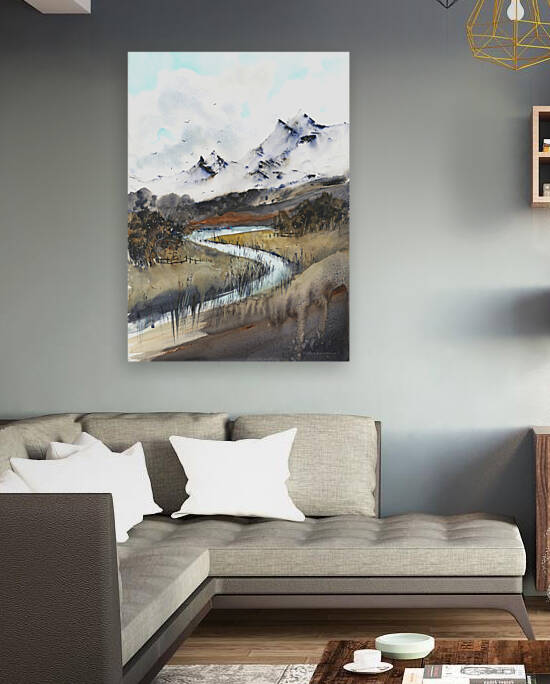Mountainscape 2 by Eugenia Gorbacheva