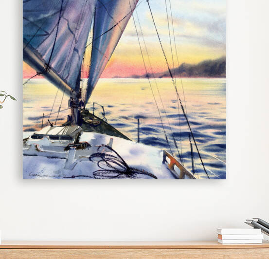 To meet the sunset Reproduction