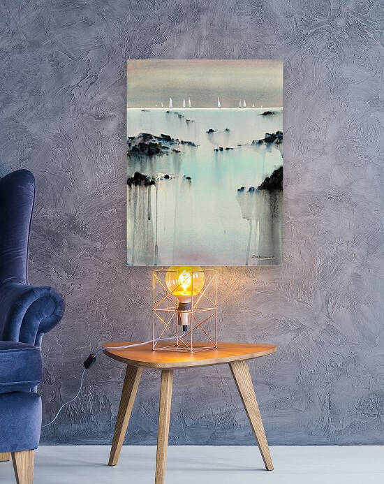 Evening turquoise 1 by Eugenia Gorbacheva