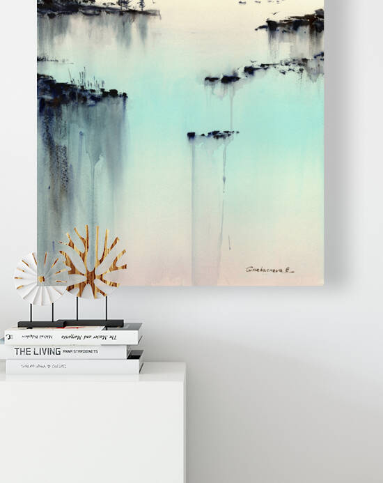 Evening turquoise 2 by Eugenia Gorbacheva
