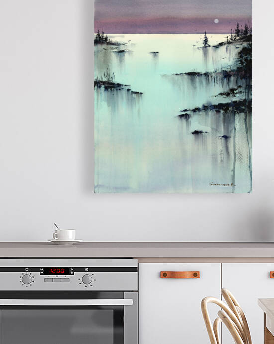 Evening turquoise 3 by Eugenia Gorbacheva