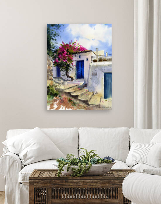 Mediterranean old town Reproduction