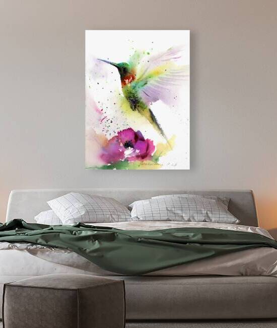 HUMMINGBIRD and FLOWER Reproduction