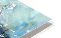 Blossoming peach tree HD Metal print