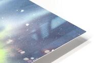 Aurora Borealis Winter HD Metal print