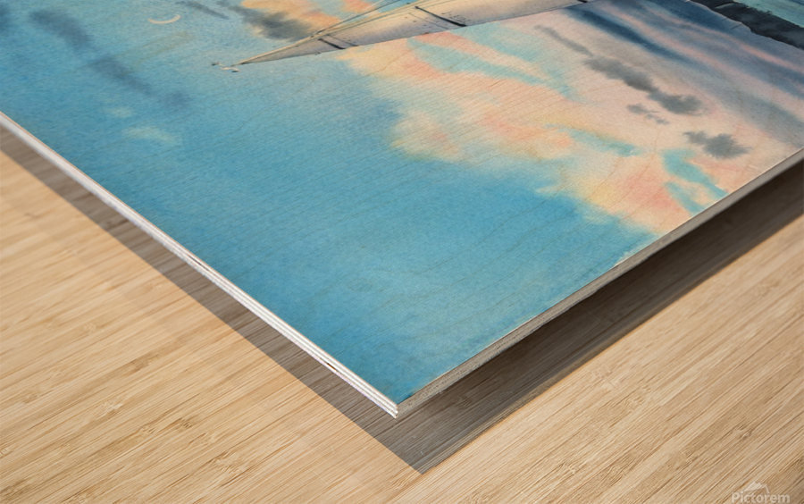 Fair winds Wood print