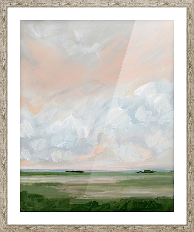 Rose Quartz Sky Picture Frame Printing