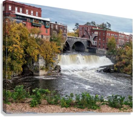 Middlebury Falls Canvas Print
