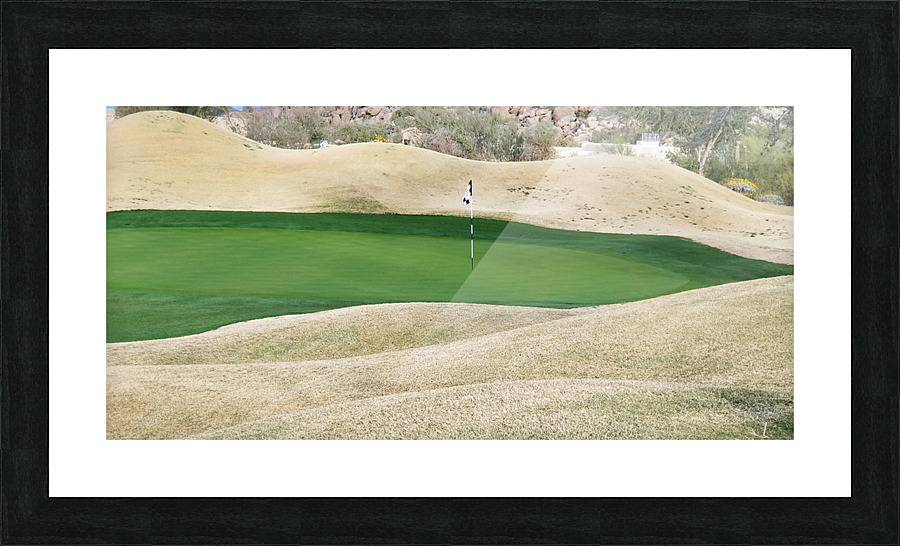 Winter Golf Picture Frame print