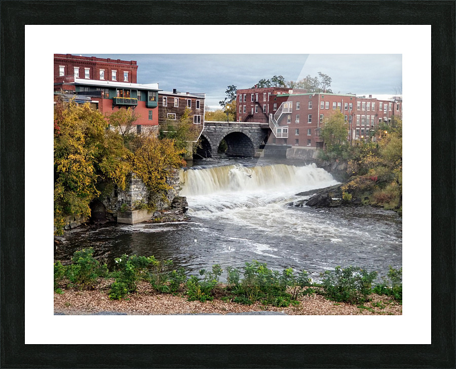 Middlebury Falls Picture Frame print