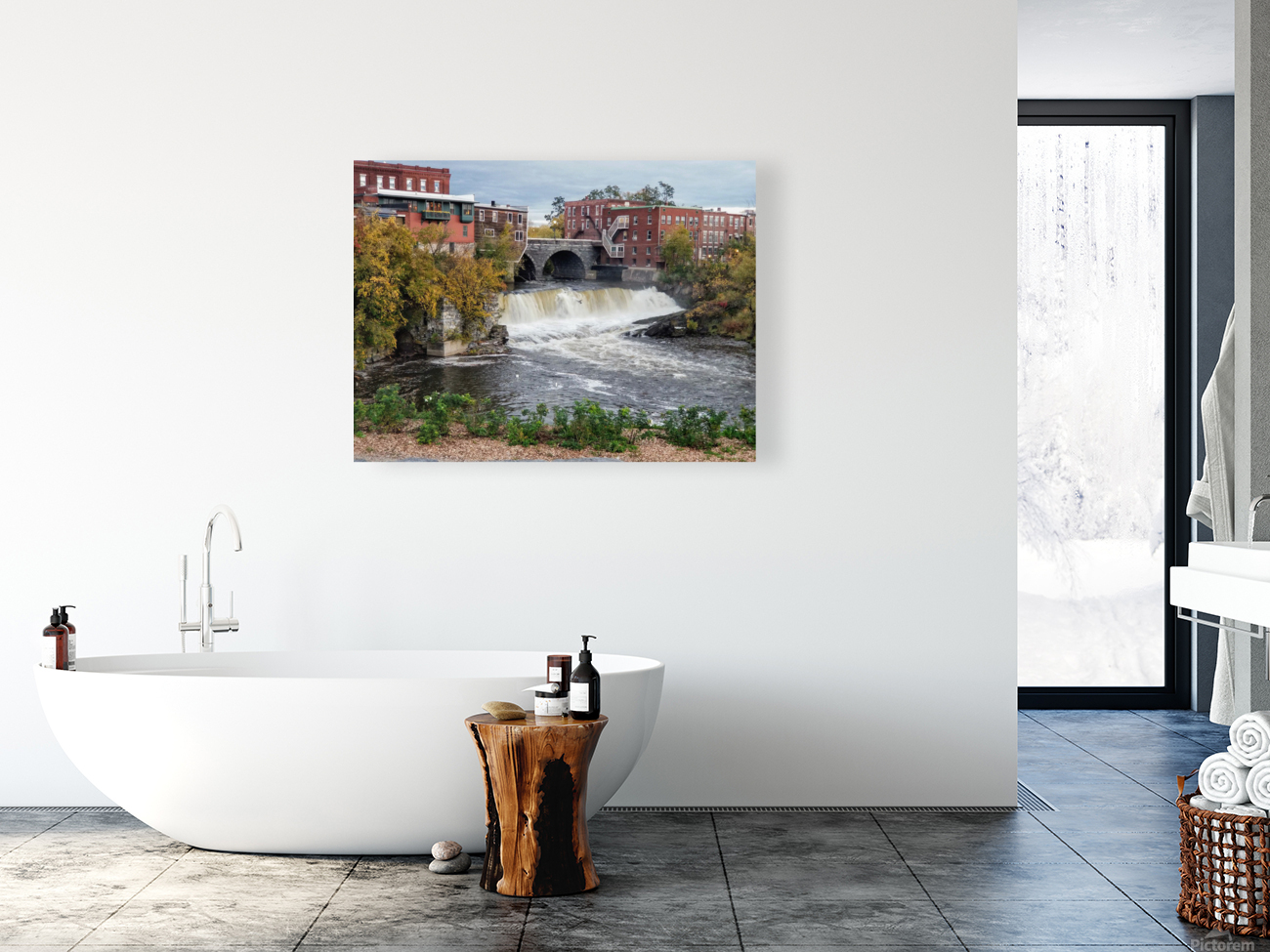 Middlebury Falls Reproduction