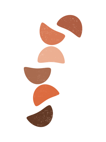 Half Moon Stack - Minimal Abstract Digital Download