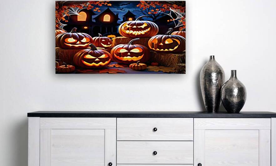 2024  the Halloween pumpkin imag by SHAKEPUZZLE