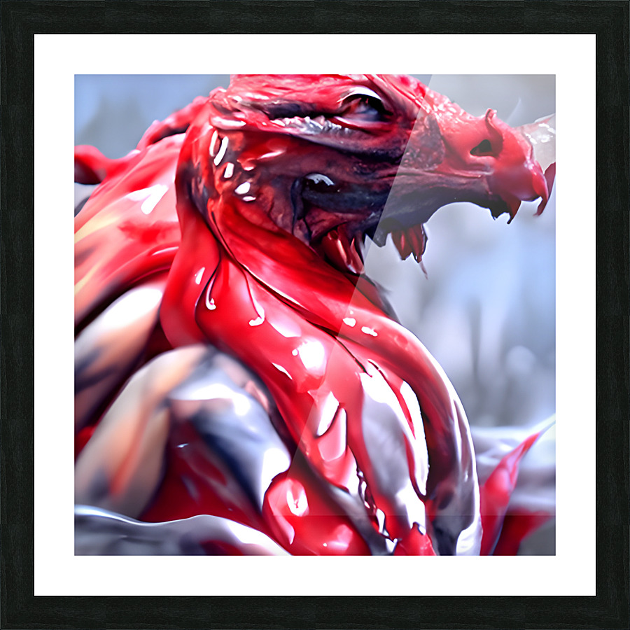 reddragon3 Picture Frame print