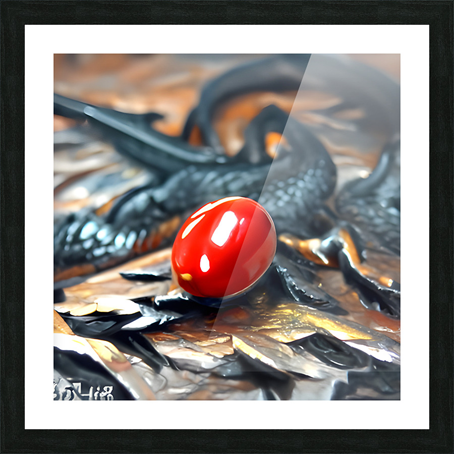 reddragon4 Picture Frame print