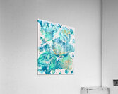 Abstract Teal Acrylic Print