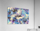 Purple flowers Acrylic Print