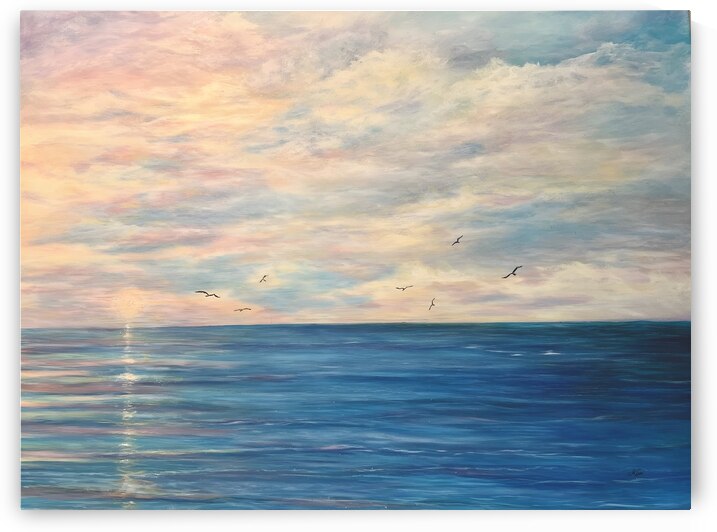 Sunset Beach Kim by Kim Ackerman