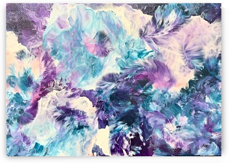 Abstract Purple Kim 1 by Kim Ackerman