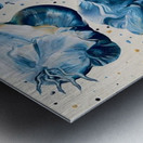Blue Flowers Metal print