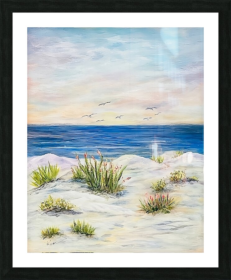 Destin Beach Picture Frame print