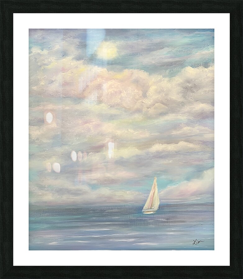 Billowing Clouds Picture Frame print