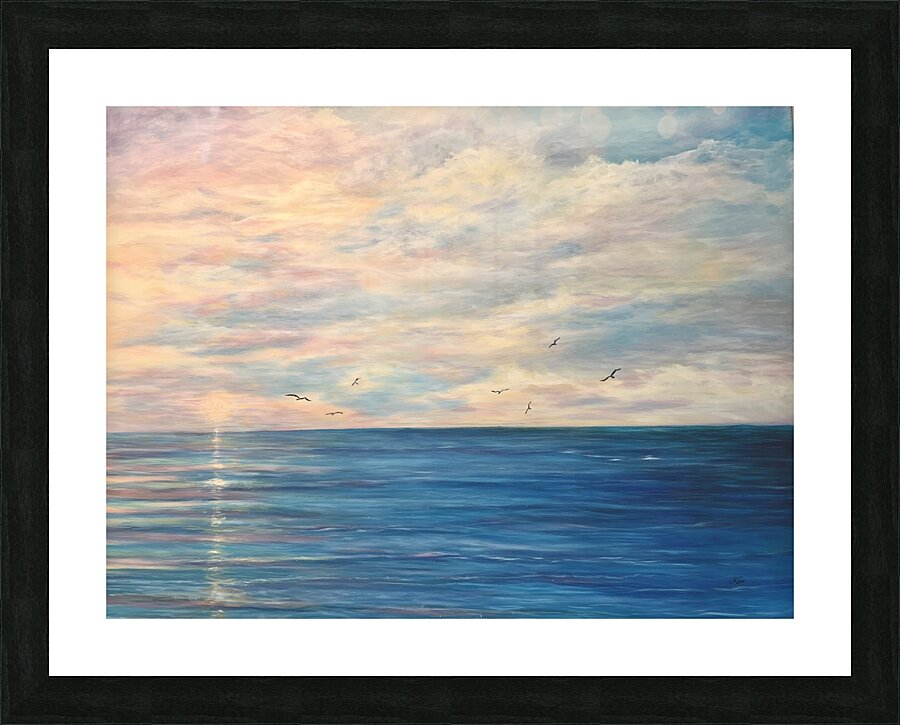Sunset Beach Kim Picture Frame print