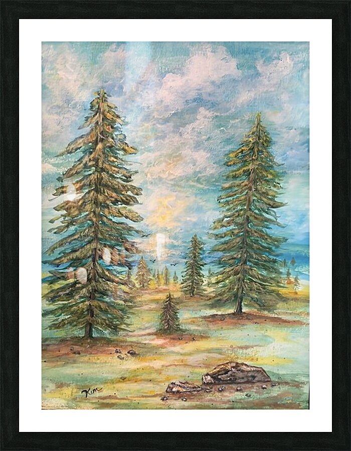 Evergreen Picture Frame print