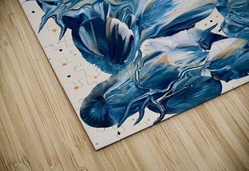 Blue Flowers Kim Ackerman puzzle