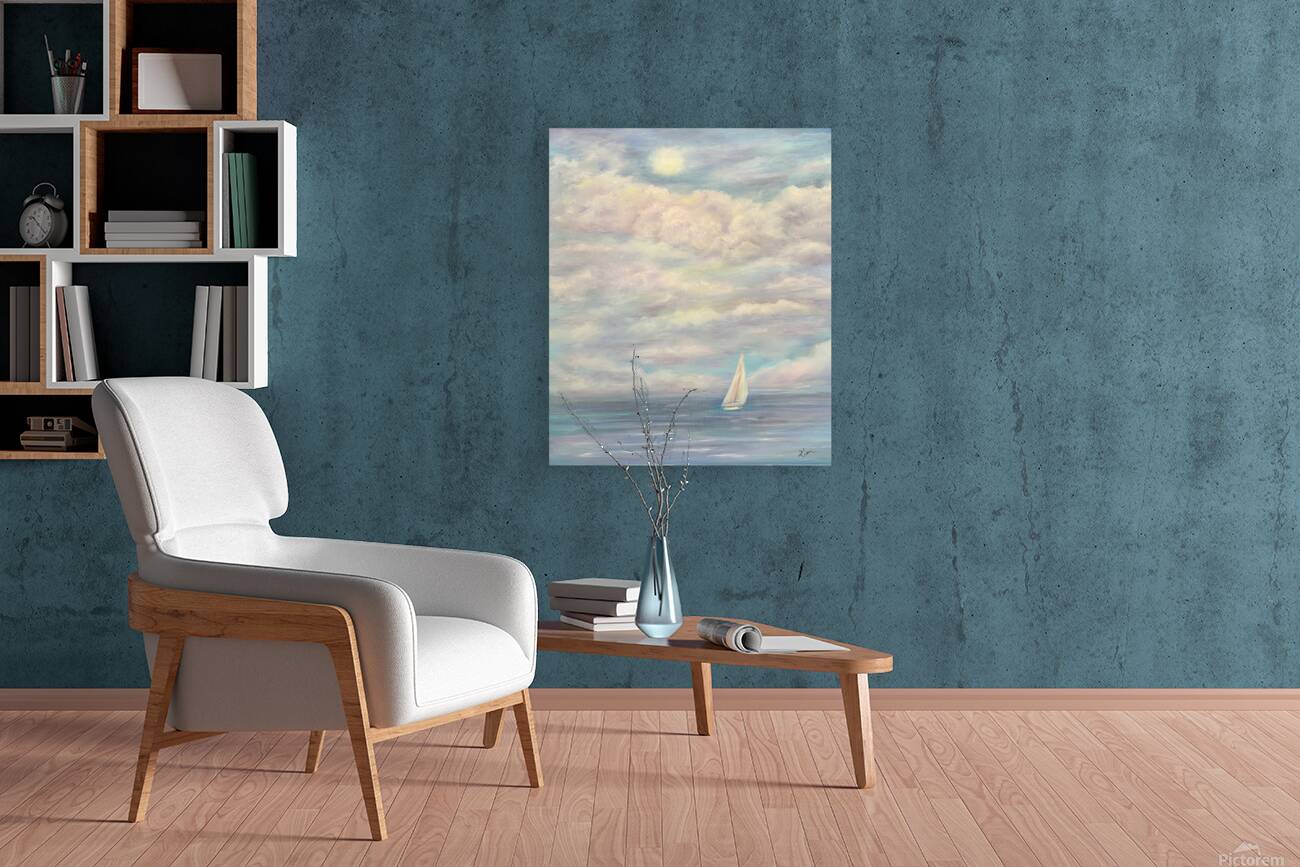 Billowing Clouds Reproduction