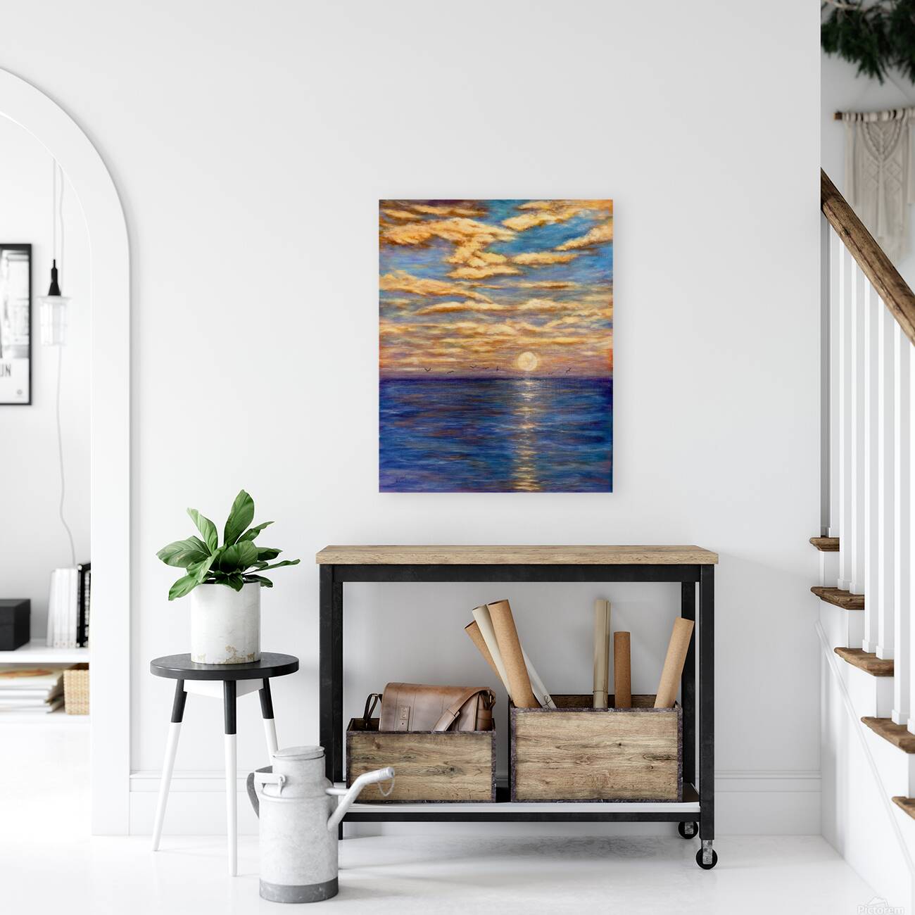 Orange Sunset Reproduction