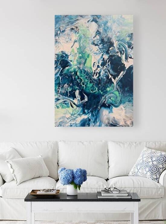 Abstract pour 1 Kim by Kim Ackerman