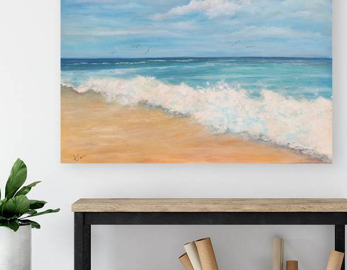 Beach is Calling Kim 1 by Kim Ackerman