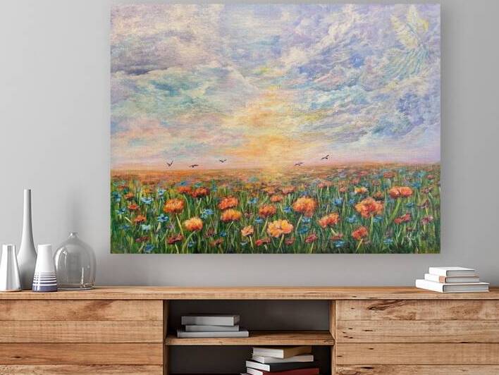 Field of Poppies by Kim Ackerman