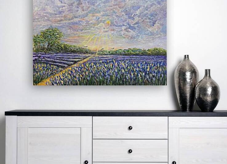 Field of Lavender by Kim Ackerman