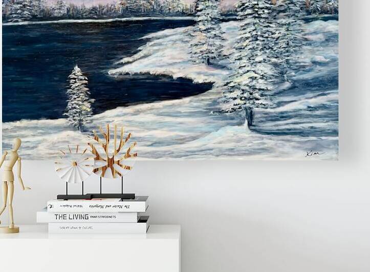Snow lakepic 1 by Kim Ackerman