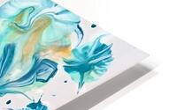 Abstract Teal HD Metal print