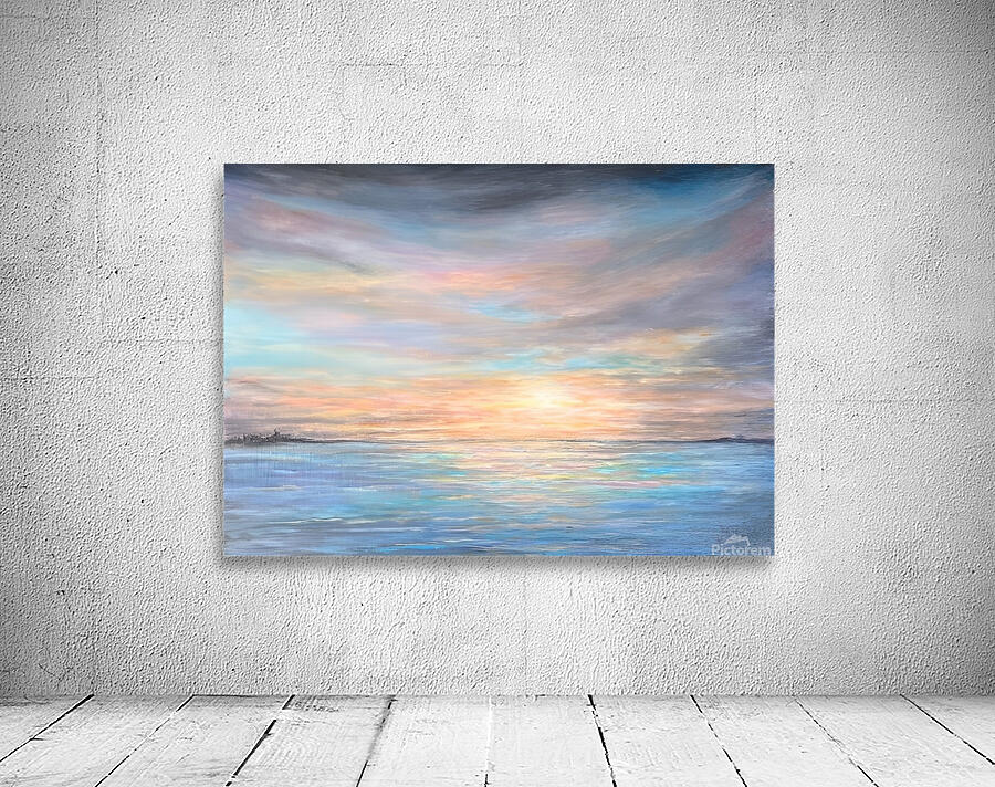 Sunset Lake acrylic Wall Preview
