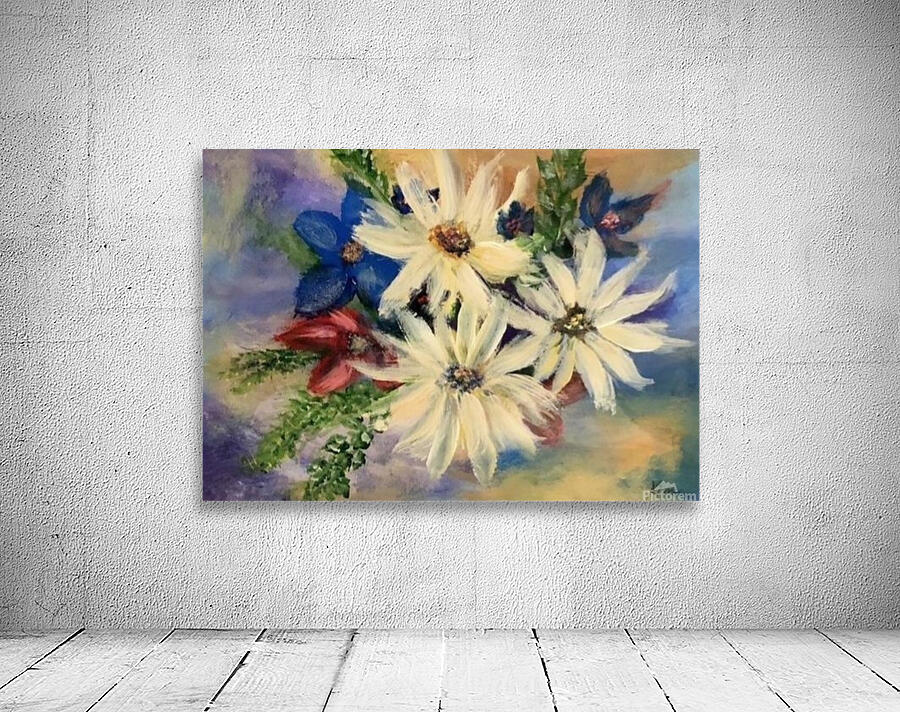 3 Daisies Wall Preview