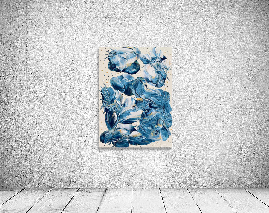 Blue Flowers Wall Preview