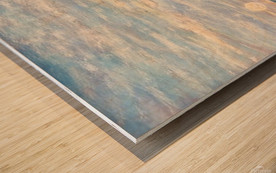 MoonBeach 1 Wood print