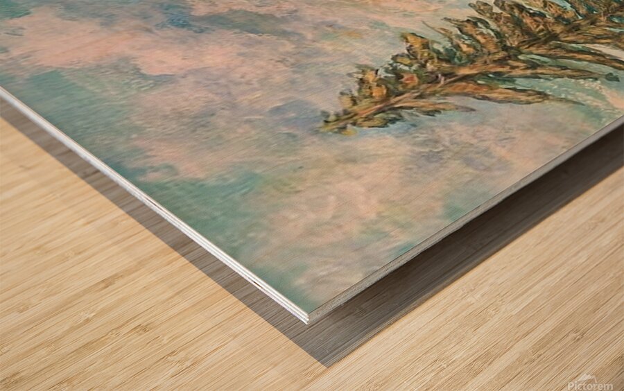 Evergreen Wood print
