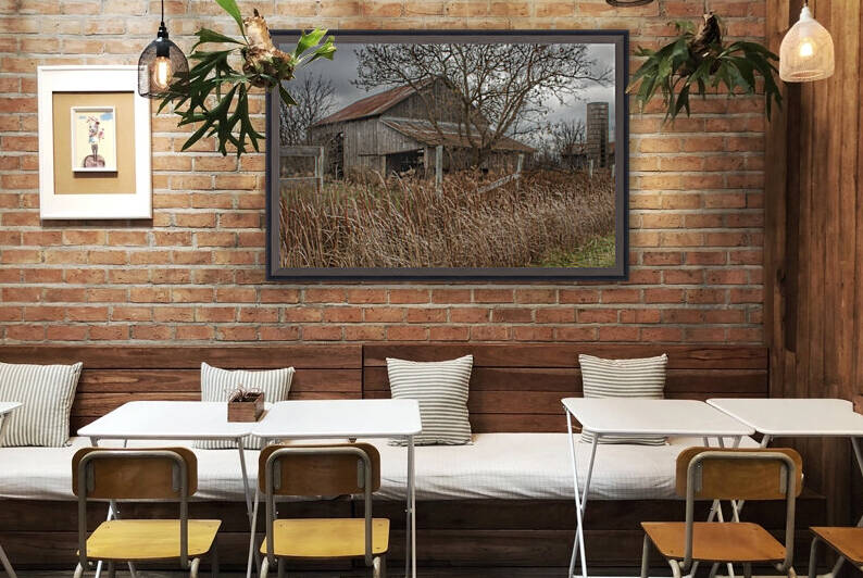 0086   Grey Saltbox  0086 BAR 112516 1210P  by Sheryl L Sutter