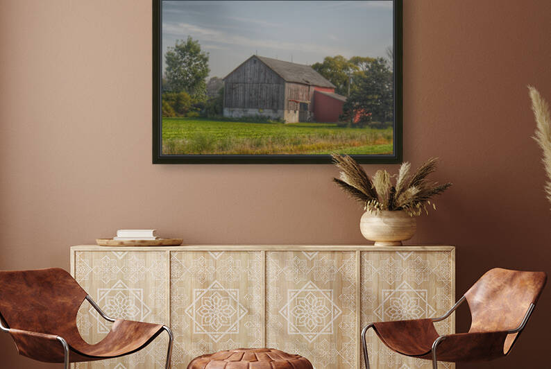 0093   Pigeon Grey Saltbox  0093 BAR 092517 1102A  by Sheryl L Sutter