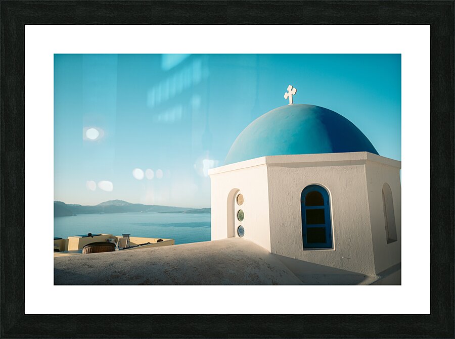 Oia Santorini Picture Frame print