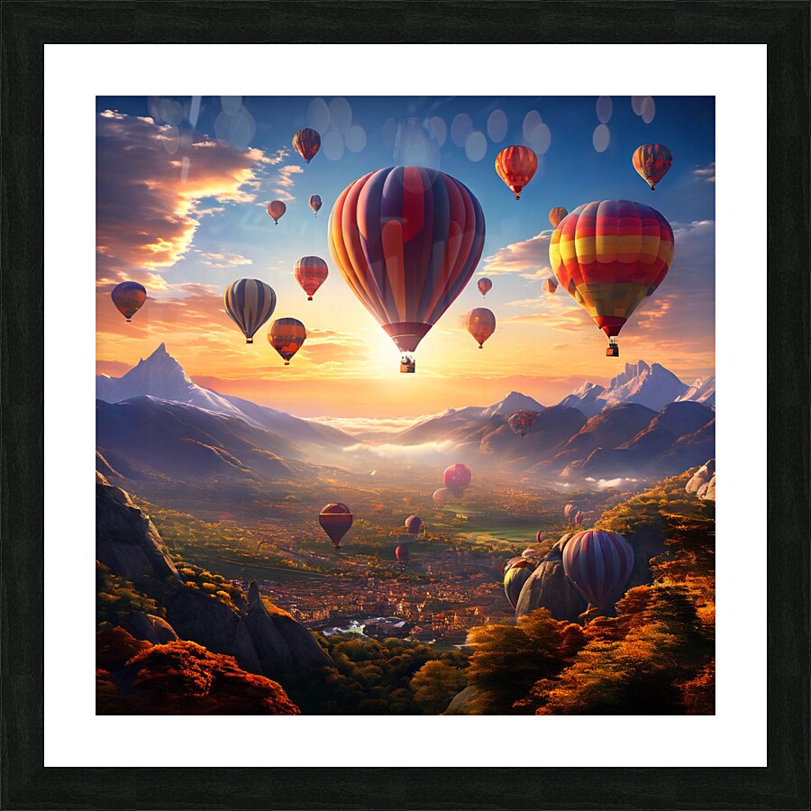blimp Picture Frame print