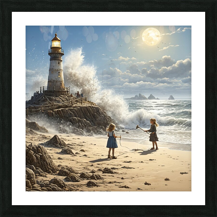 lighthouse Picture Frame print